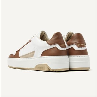 Nubikk Basket Court white Leather brown 