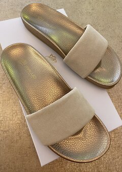 Maluo Ava Padded Su&egrave;de Biscotti 