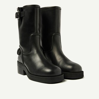 Nubikk Eve Leva Boot Black Leather 