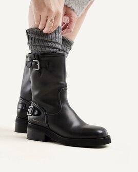 Nubikk Eve Leva Boot Black Leather 