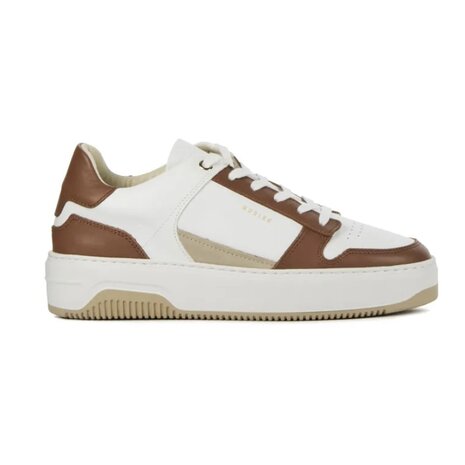 Nubikk Basket Court white Leather brown 