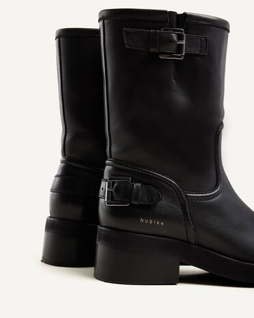 Nubikk Eve Leva Boot Black Leather 